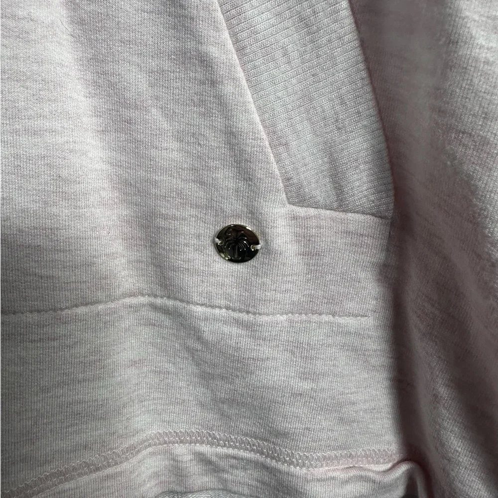 Lilly Pulitzer Luxletic Pink Relaxed Tie Front Hoodie - Picture 8 of 8